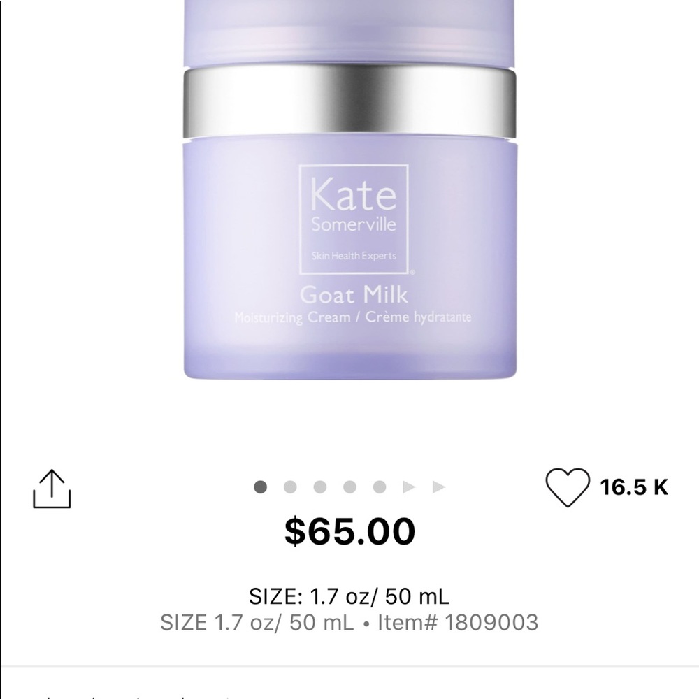 Kate Somerville Goat Milk Moisture Cream